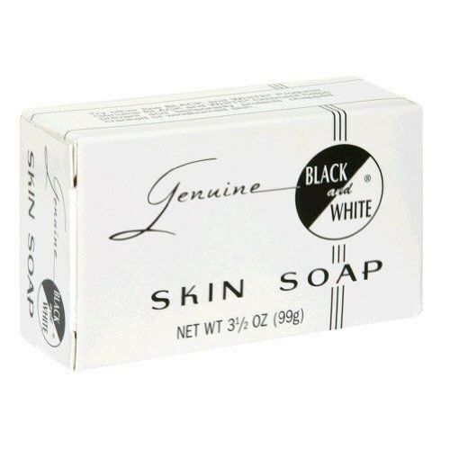 Genuine Black & White Skin Body Bar Soap Soothe Itching & Burning Relief 3.5 oz