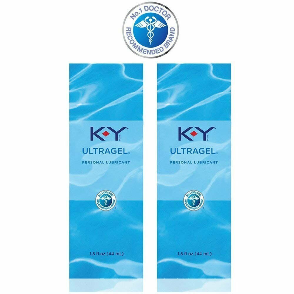 K-Y Ultragel Personal Lubricant Unique Water Based Liquid Gel 1.5 Oz    2