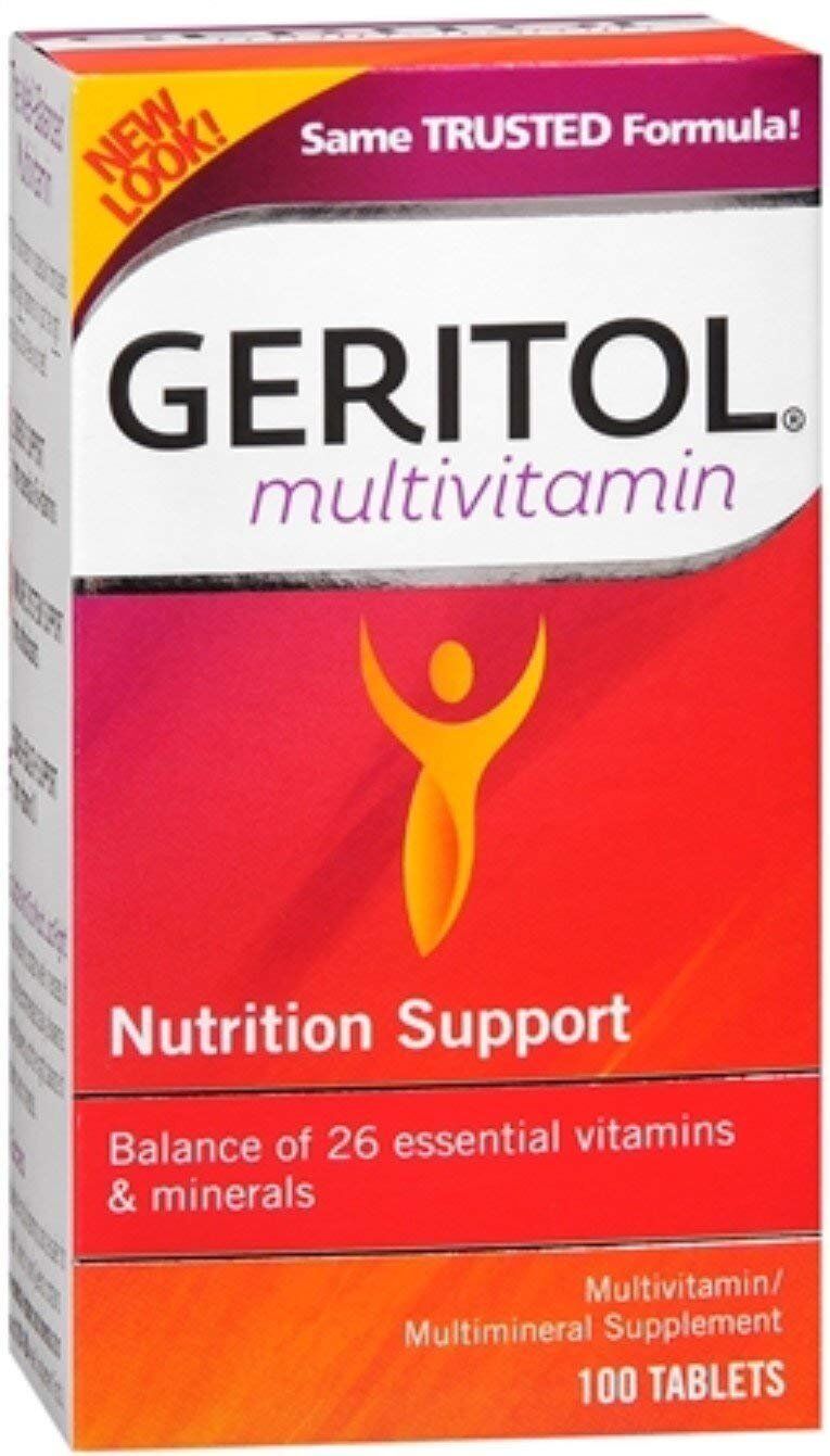 Geritol Multivitamin Multimineral Nutrition Support Tablets 100 Count    5