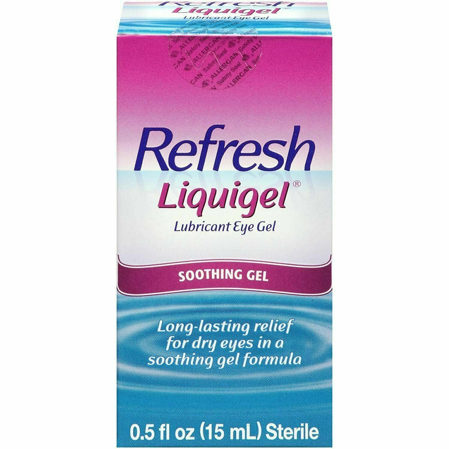 Refresh Liquigel Lubricant Soothing Eye Gel with Long Lasting Relief 0.5 Ounce