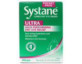 Systane Ultra Lubricant Eye Drops Fast Symptom Dry Redness Relief Sterile 2ct