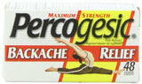 Percogesic Magnesium Salicylate 500mg Pain Reliever Backache Relief 48ct 4
