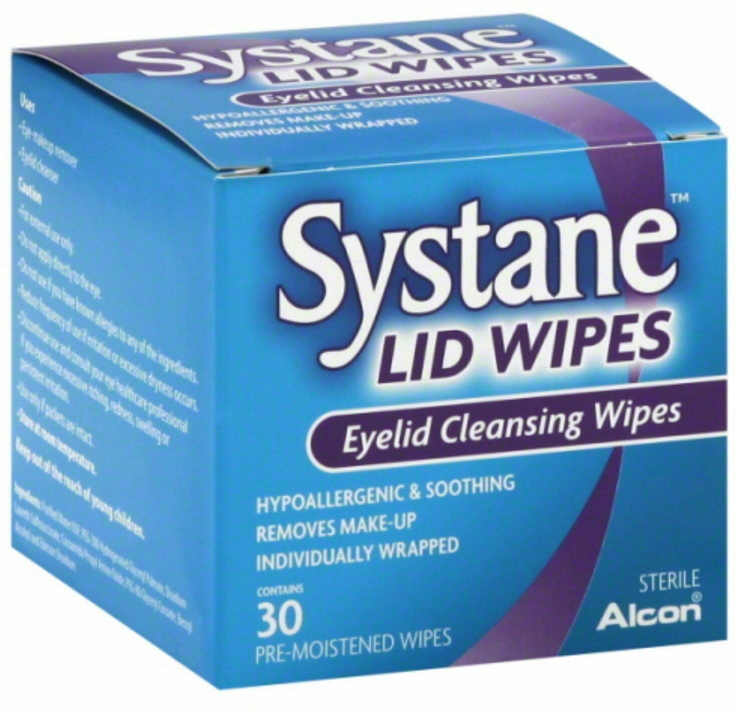 Systane Lid Wipes Eyelid Cleansing Wipes Sterile Pre-Moistened 30 ct    6