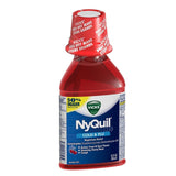 Vicks NyQuil Cold & Flu Nighttime Relief For Cough Cherry Liquid 12 Oz 