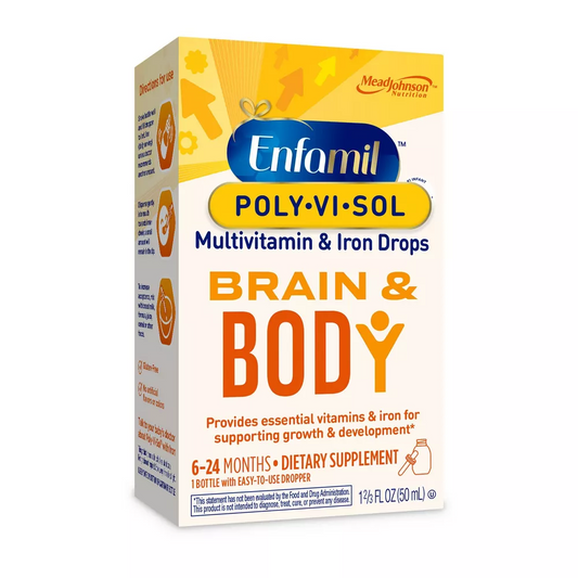 Enfamil Poly Vi Sol Multivitamin & Iron Supplement Immune Support Liquid 50ml