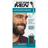 Just For Men Easy Brush-in Color For Mustache & Beard M-45 Dark Brown 1 Count