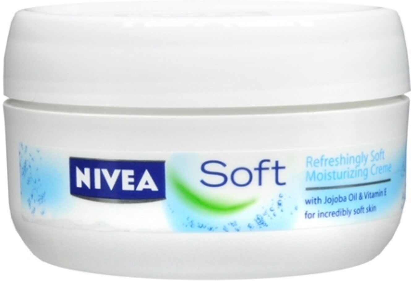 Nivea Soft Moisturizing Creme Refreshing Jojoba Oil & Vitamin E Formula 6.8 oz