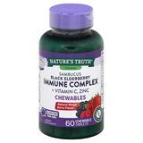 Nature's Truth Black Elderberry Immune Complex Vitamin C & Zinc Chewable 60ct