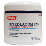 Rugby Petrolatum 42% Hydrating Ointment Skin Protectant Fragrance Free 16 oz