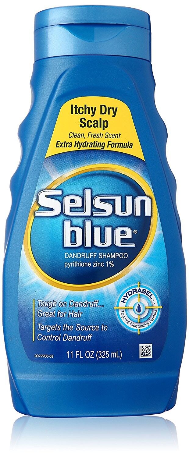 Selsun Blue Antidandruff Hair Moisturizing Shampoo for Itchy Dry Scalp 11 Fl oz