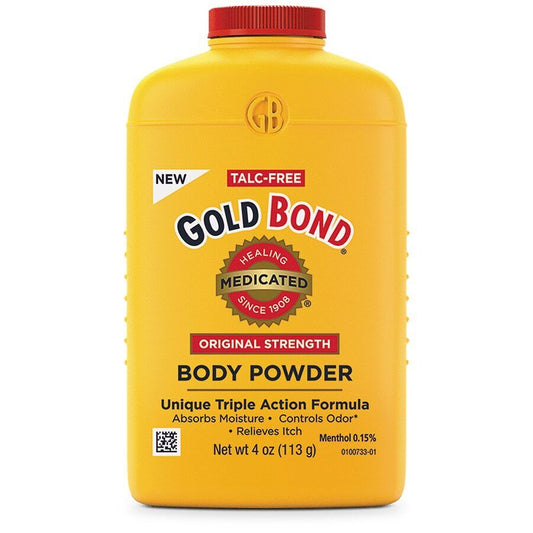 Gold Bond Medicated Body Powder Triple Action Itch Relief Original Strength 4 oz
