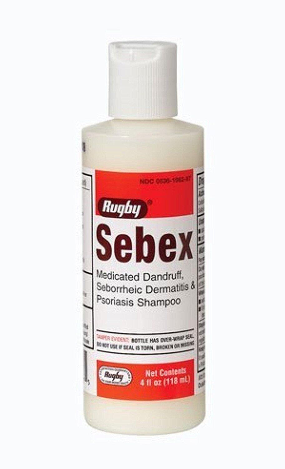 Rugby Sebex Medicated Dandruff Dermatitis & Psoriasis Shampoo Deep Clean 4 oz