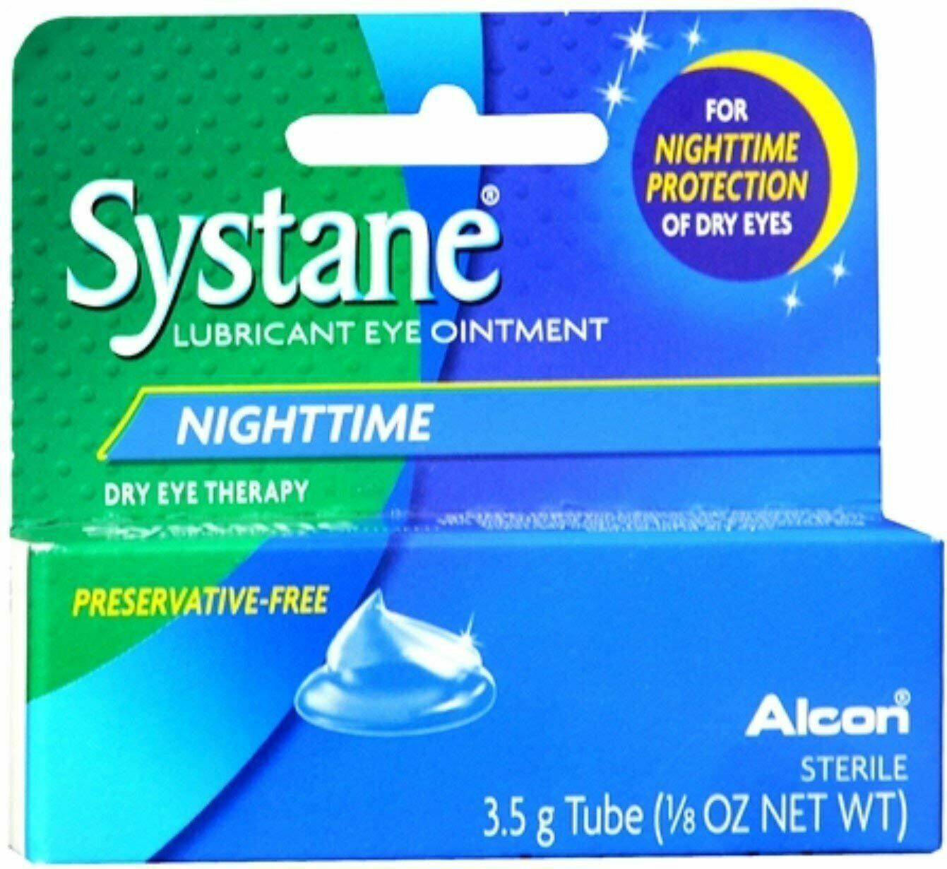 Systane Lubricant Eye Ointment Nighttime Protection Dry Relief 3.5 gram 4   