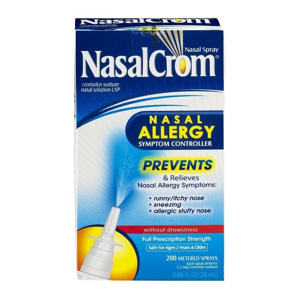 Nasalcrom Nasal Spray Allergy Symptom Controller Non Drowsy Easy to Use 0.88 oz