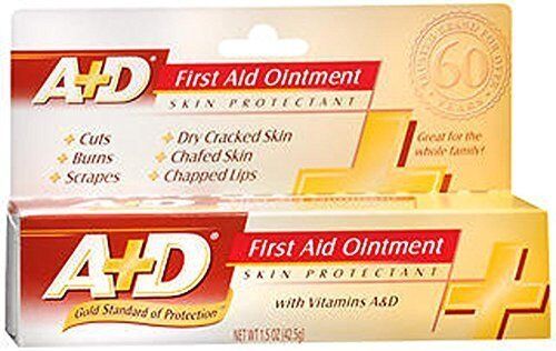 A&D First Aid Ointment Skin Protectant Treats and Prevents Diaper Rash 1.5 Ounce