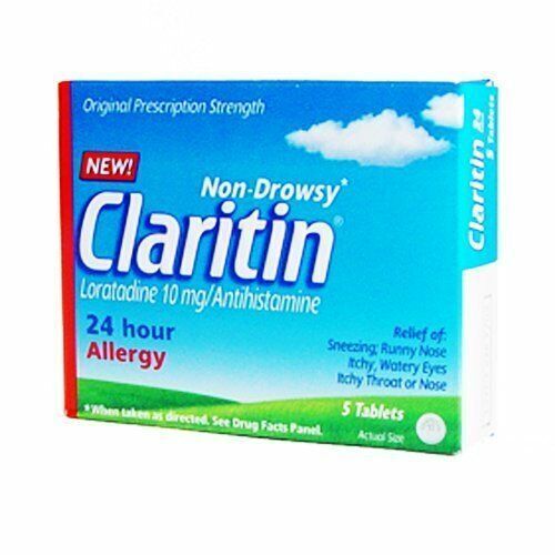 Claritin Non-Drowsy Indoor & Outdoor Allergy Relief 10mg Tablets 5 Count 6   