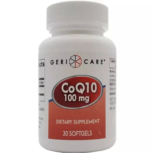 Geri-Care Co Q10 100 mg Supplement 30 Softgels