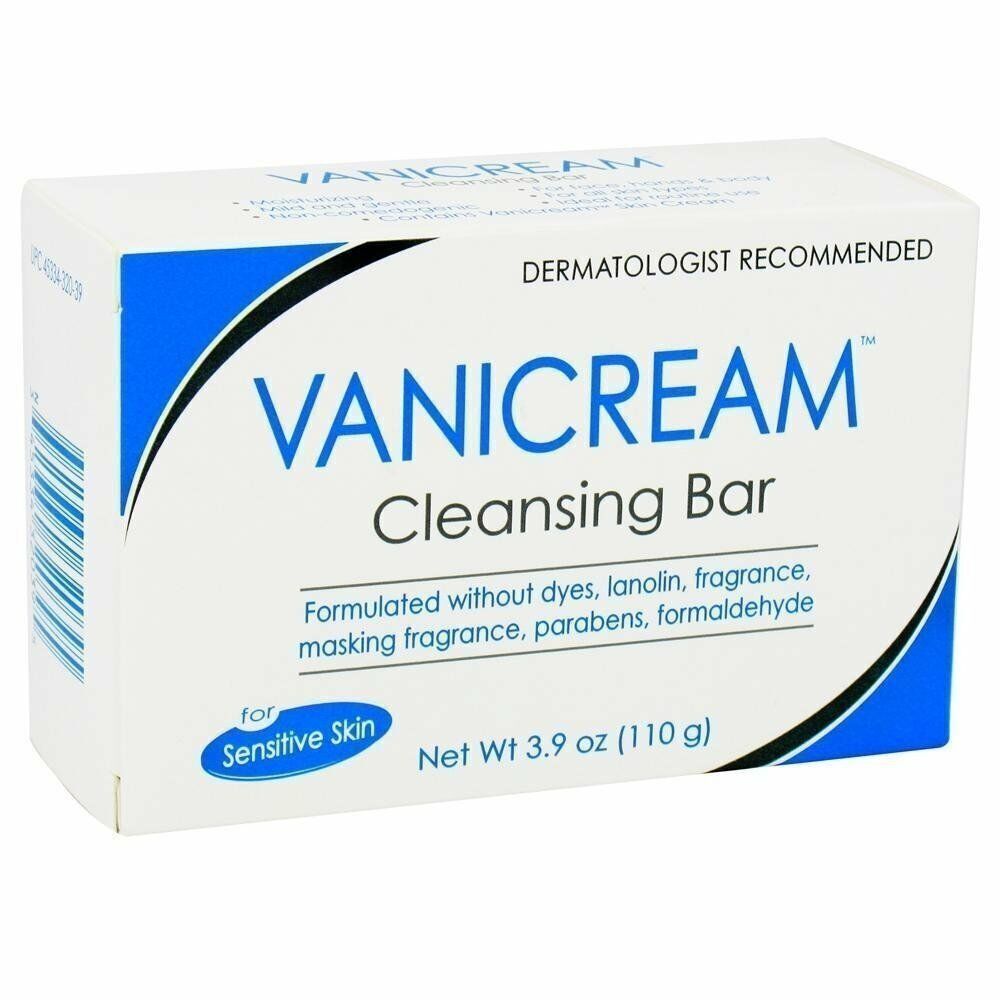 Vanicream Cleansing Bar Sensitive Skin Paraben Free Fragrance Free 3.9oz 6   