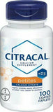 Citracal Petites Calcium Citrate Vitamin D3 Supplement Bone Health Caplet 100ct