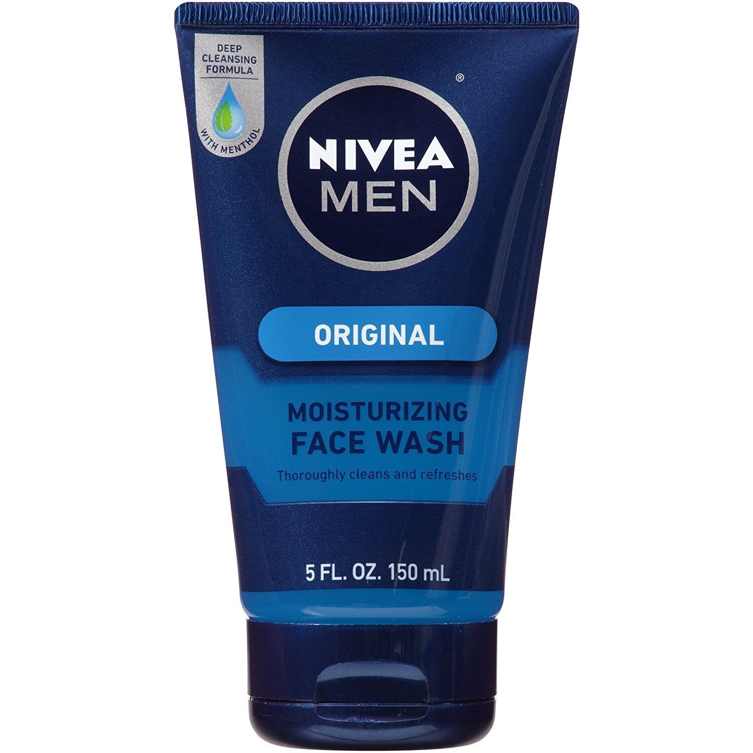 Nivea Men Original Moisturizing Face Wash Deeply Cleans & Refreshes Smooth 5oz