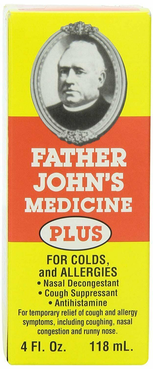 Father Johns Adult Medicine Plus Cough Suppressant Temporary Relief 4.0 Ounce