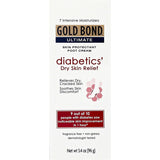 Gold Bond Ultimate Diabetics Dry Skin Relief Foot Cream Skin Protectant 3.4 oz