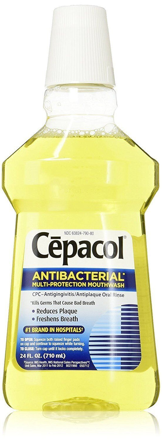 Cepacol Antibacterial Multi-Protection Mouthwash Antiplaque 24 Fl Oz