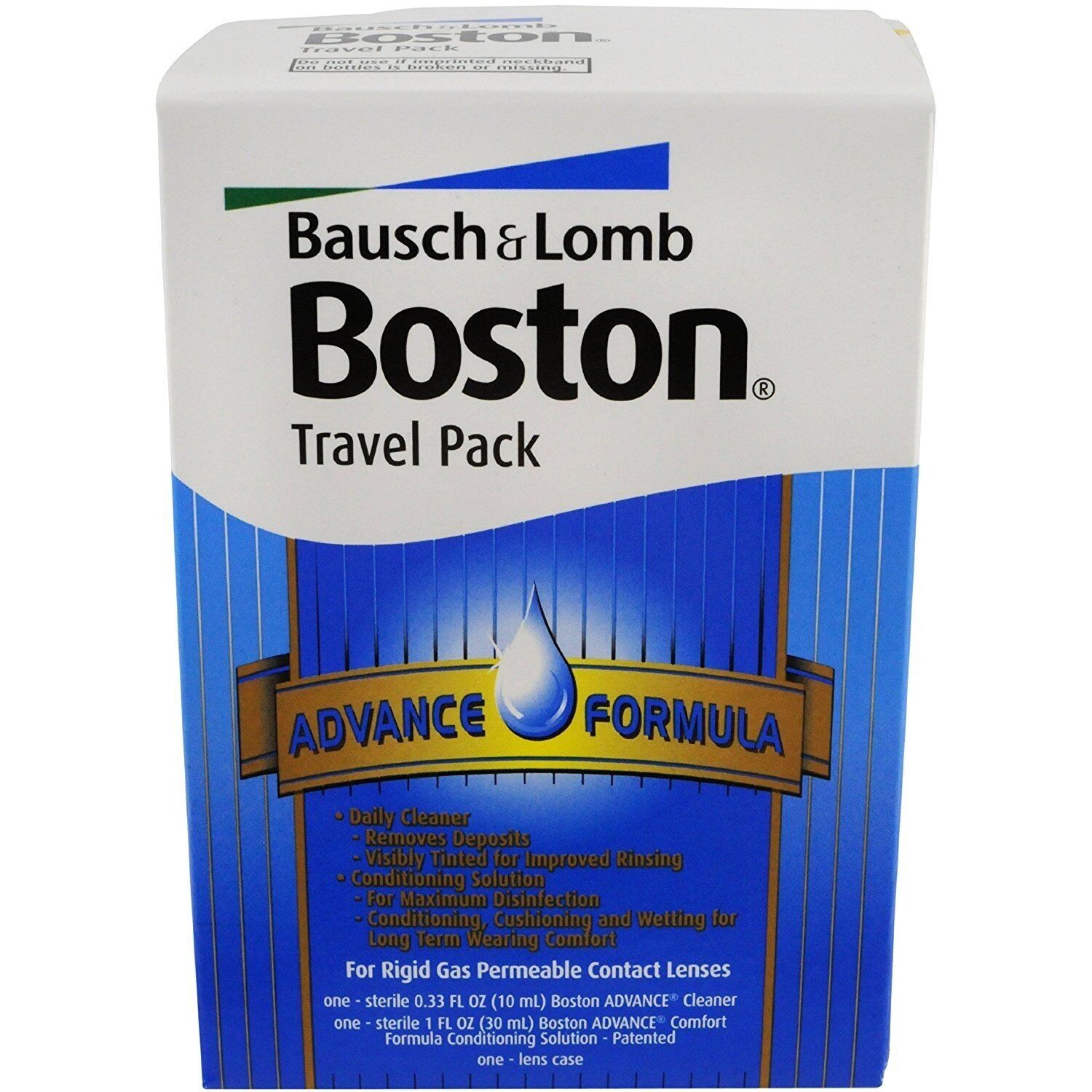 Bausch & Lomb Boston Advance Cleaner Comfort Formula For Lenses Travel    1 Ct