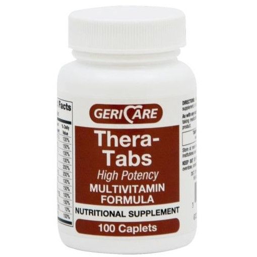 GeriCare Thera-Tabs Multivitamins 100Ct